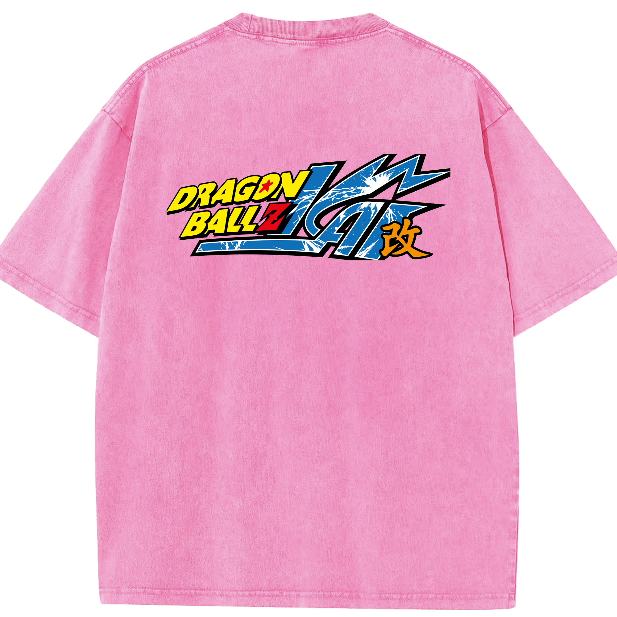（画像用） ドラゴンボール DRAGON BALL 綿100% ヴィンテージ風 半袖Tシャツ（背面プリント）